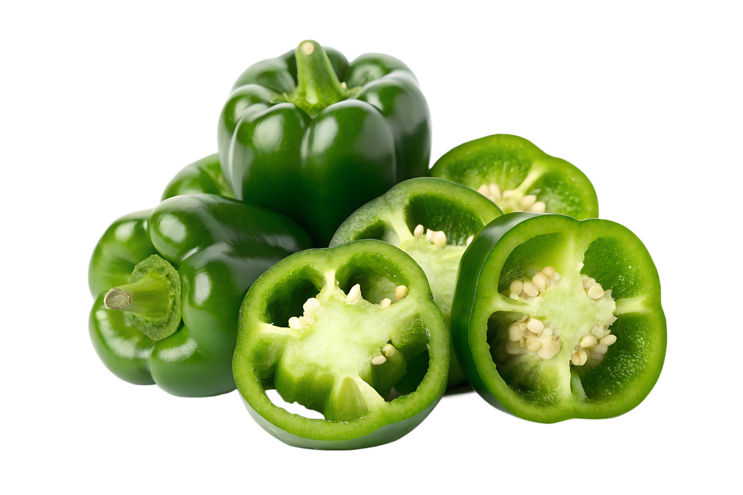 Green Bell Pepper - Case of 20 lbs.