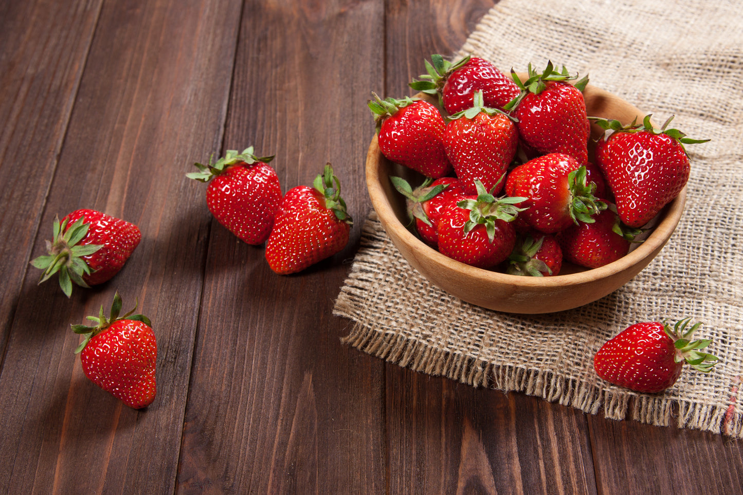 Strawberries Case 4 packs of 2 lbs ea.