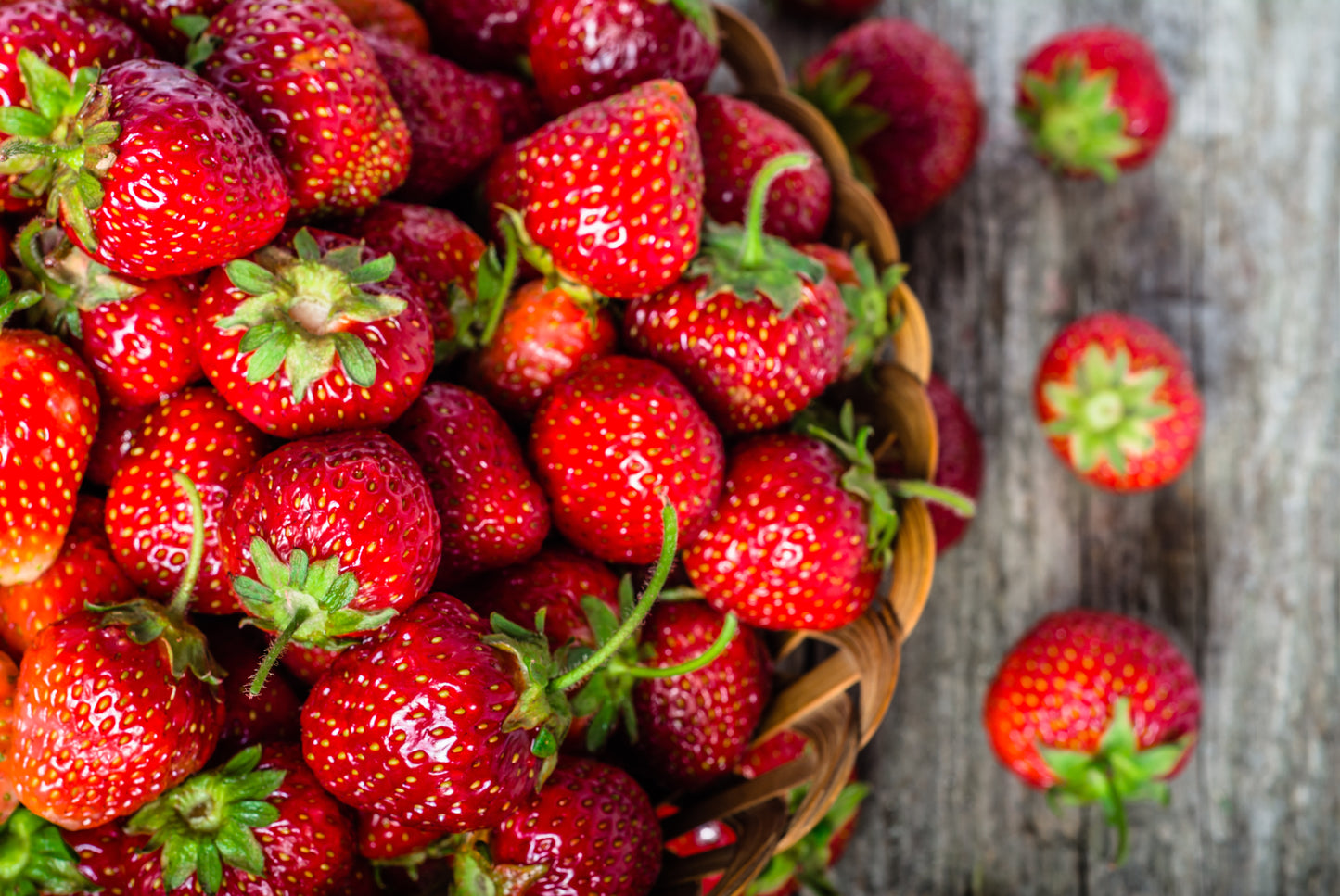 Strawberries Case 4 packs of 2 lbs ea.