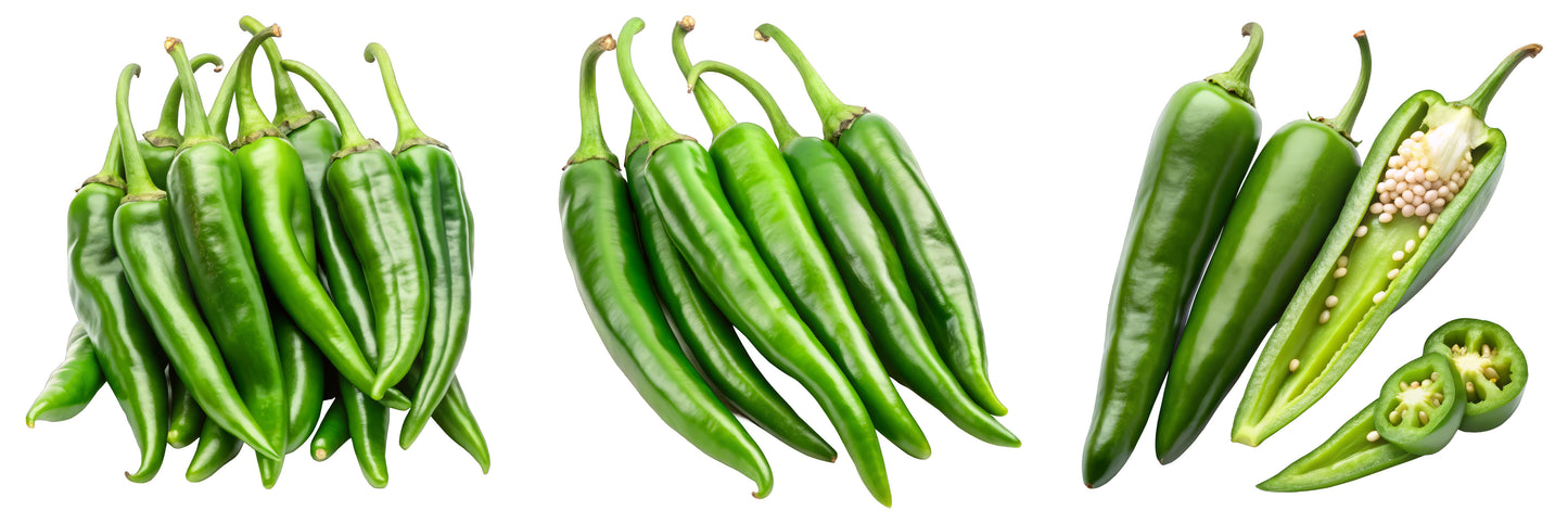 Serrano Pepper - Case of 35 lbs